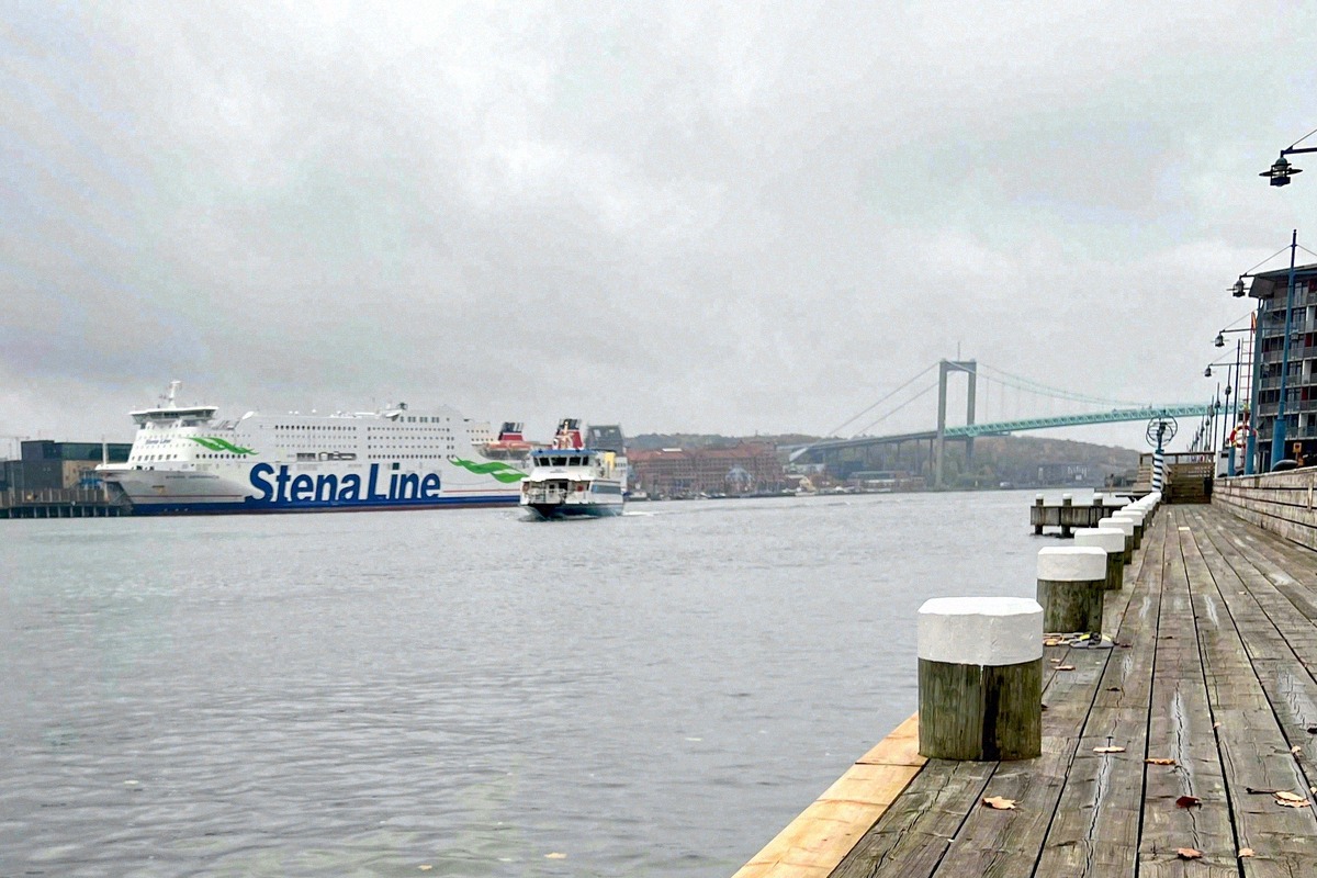 Stena Line komp a Balti-tengeren, Kiel és Göteborg között