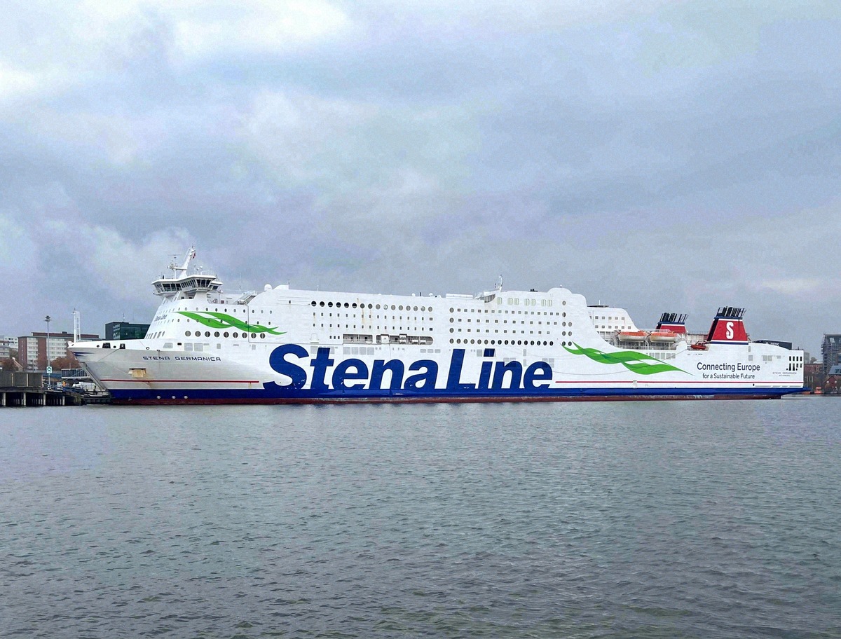 A Stena Germanica a göteborgi kikötőben, a Kielből induló éjszakai komp célkikötőjében.