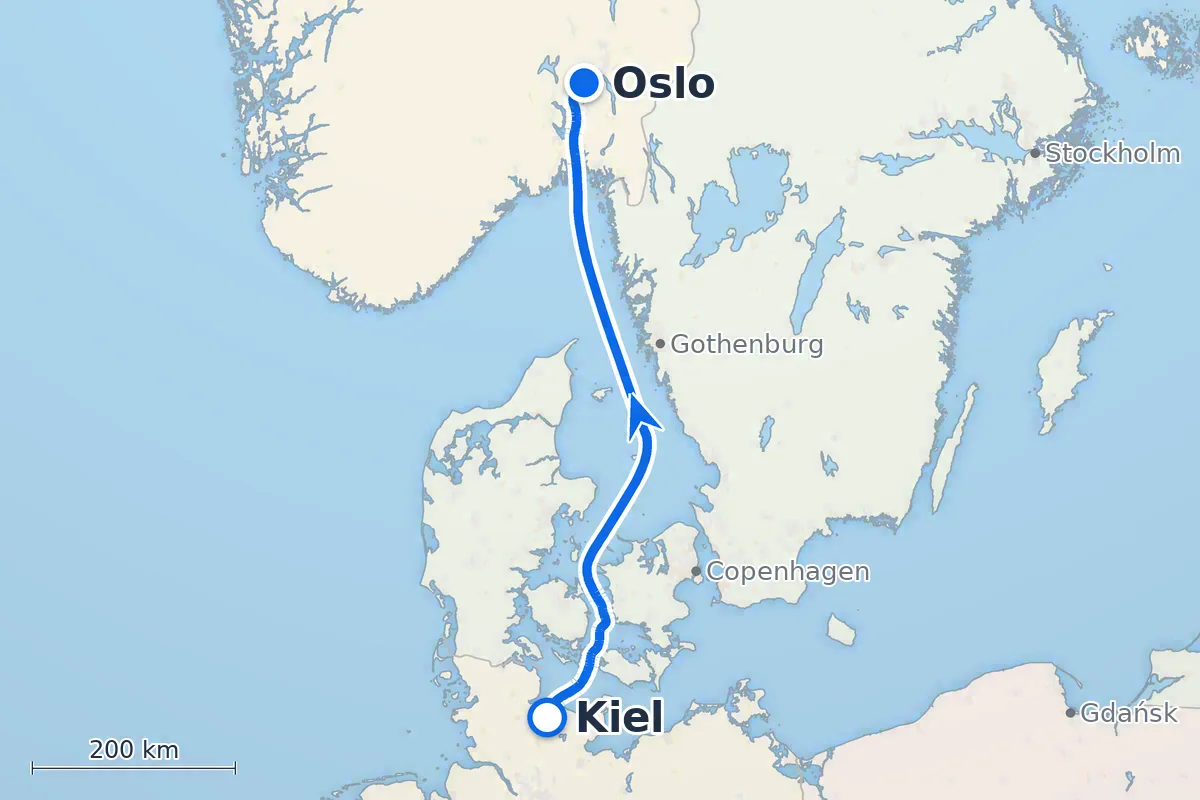 Kilonia - Oslo