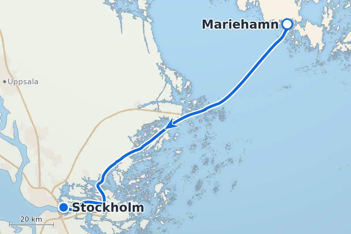 Mariehamn - Sztokholm