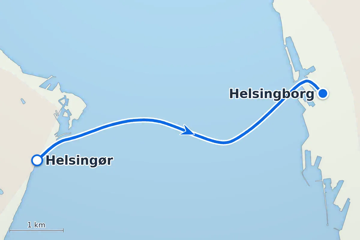 Helsingør - Helsingborg