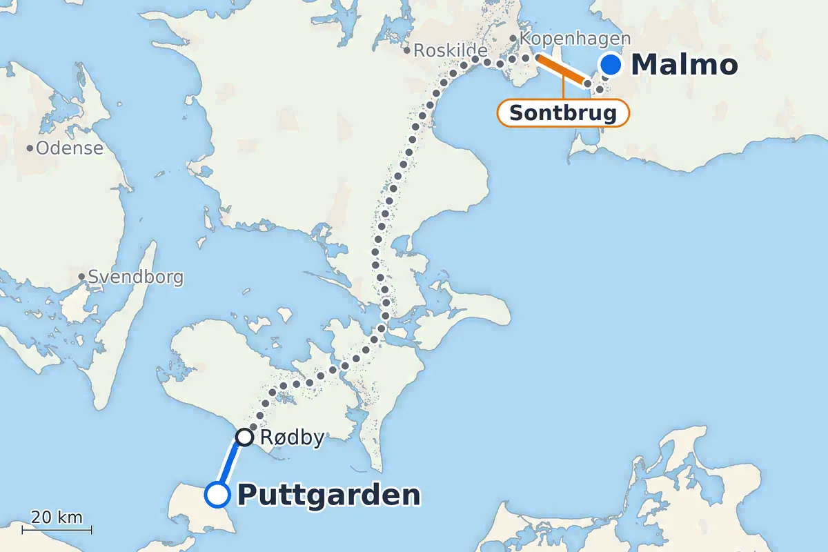 Puttgarden - Malmo