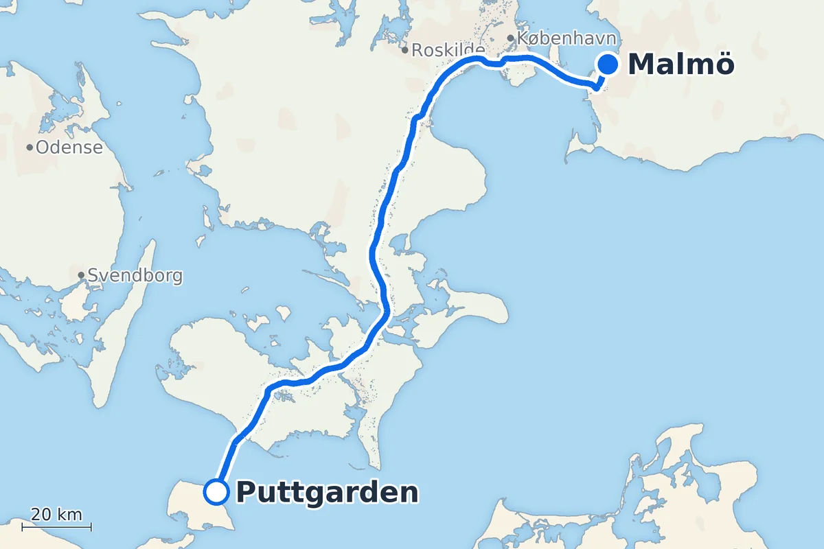 Puttgarden - Malmo