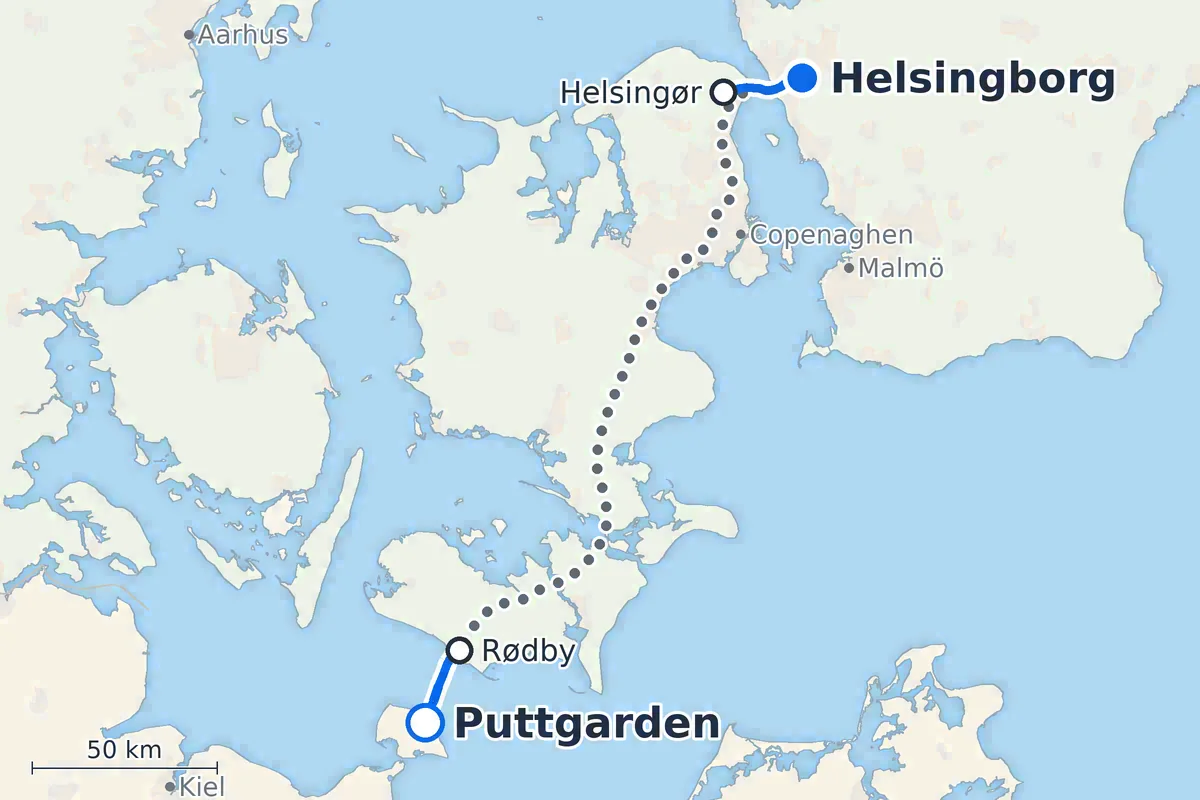 Puttgarden - Helsingborg