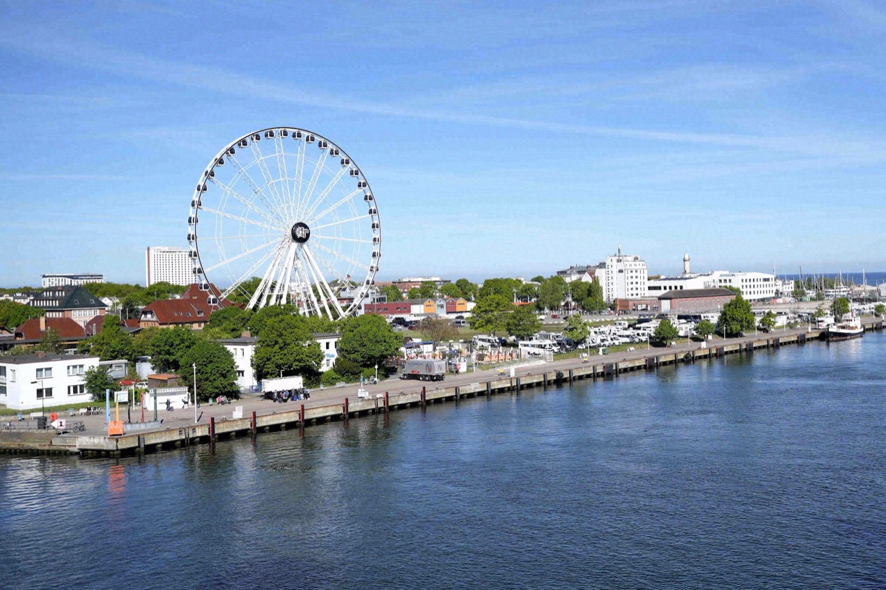 Ferry on the Rostock - Helsingborg route